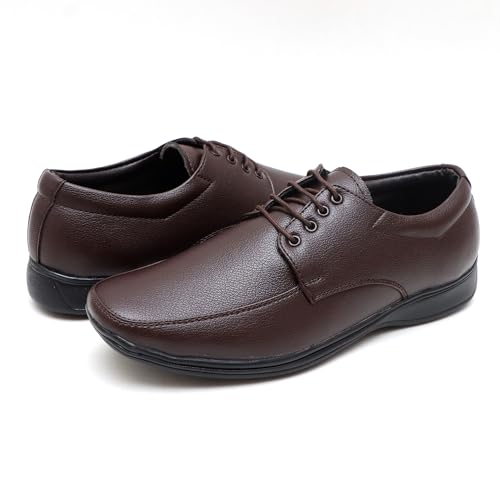 Image of Men's Faux Leather Lace Up Formal Shoes | Office Shoes