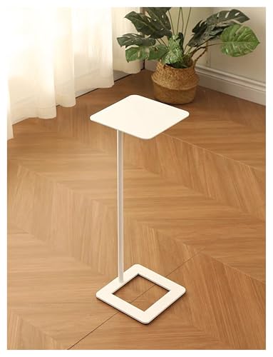 Mesa auxiliar con estante de almacenamiento para sala de estar, dormitorio, sofá, balcón, muebles compactos y elegantes que ahorran espacio para hogares modernos