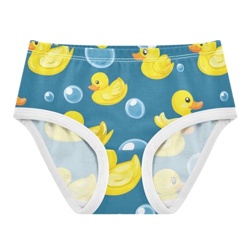 Wusikd Yellow Duck Girls' Underwear Cotton Cute Girls Briefs Soft Toddler Underwear 2T