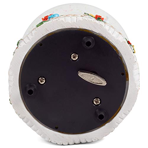 image for Elanze Designs Mr. & Mrs. Red Cardinal Figurine 100MM Water Globe Play