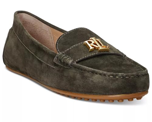 Image of Lauren Ralph Lauren Women's Barnsbury Suede Loafer | Casual Shoes