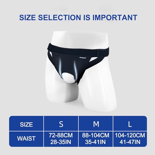 Faja Hernia Inguinal Hombre Soporte Ajustable 72-88cm miniatura 2