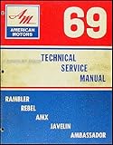 matchbox amx javelin red  1969 AMC Repair Shop Manual Original AMX Javelin Rambler Rebel Ambassador