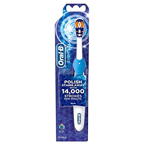 Oral-B 3D White Action Battery- Powered Toothbrush (Colors May Vary)