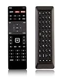 Teclado XRT500 QWERTY con control remoto de luz trasera para VIZIO P702UI-B3 RS65-BL M602I-B3 M322I-B1 M422I-B1 M602I-B3 P502UI-B1E P552UI-B2 P602UI-B3 P652. UI-B2 P502UI-B1 E401i-a3