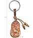 Betterdecor Chinese Zodiac Wooden Keychain – Feng Shui 12 Zodiac Signs Key Ring Lucky Charm Gift (Ox)