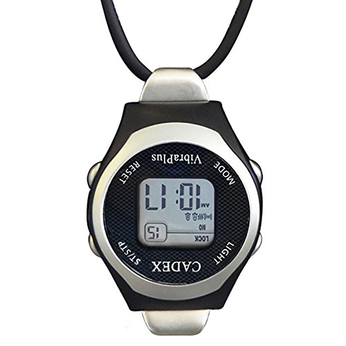 Cadex VibraPlus Pendant – 8 Alarm Reminder Pendant Kit with Vibrating/Beep Notifications