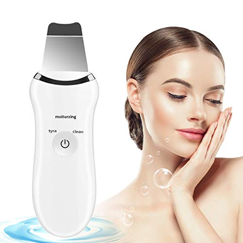 Preisvergleich Produktbild Haut Scrubber, ShinePick Ultraschallpeelinggerät Mitesserentferner, USB Elektrischer Skin Scrubber Ultraschall Porenreiniger Gesicht Lift Massage Akne Mitesser Dead Skin Entferner