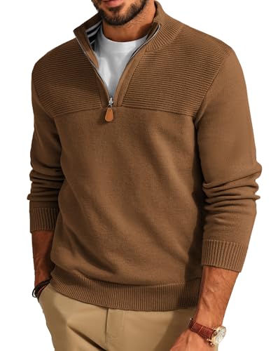 PaulJones Arbeitspullover Herren Strickpullover Sweater Herren mit...