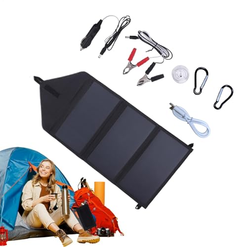 Panneau d'alimentation solaire idéal pour le camping et la randonnée en pleine nature