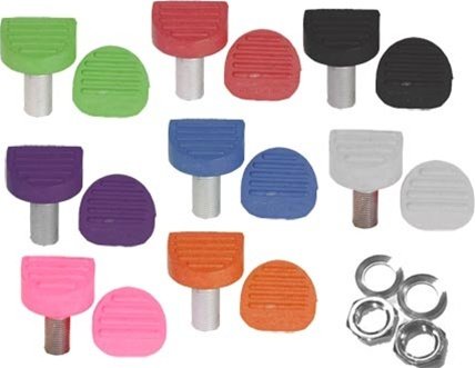 Sure-Grip Mini Gripper Speed stoppers 5/8 with NUT & Washer - Pair - Black