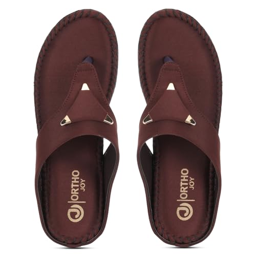 Image of ORTHO JOY doctor Footwear for women||Sandal For Women || Orthopedic Women's Fancy Slipper For Women