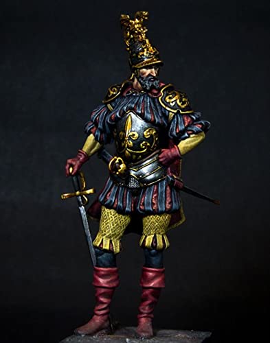 Figura de resina guerrero antiguo 1:24 sin armar 75 mm miniatura 1