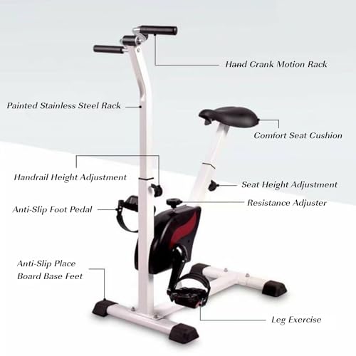 Mini bicicleta pedaleadora portátil para ejercicio y rehabilitación miniatura 4