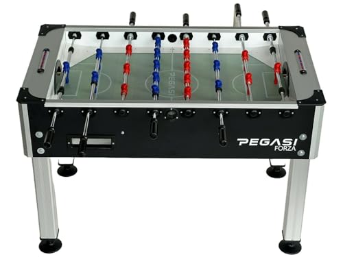 Pegasi Fußballtisch Forza - Kickertisch - Fussballtisch - Indoor Tischkicker- Fußball Tischspiel - Fussballtisch Erwachsene - Foosball Table – Bild 3