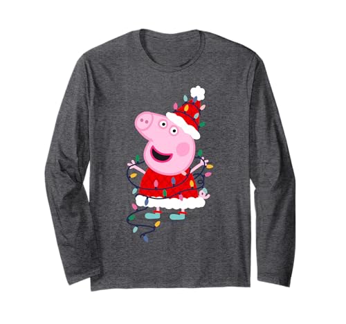 T-shirt Peppa Pig Noël guirlande pour illuminer les matins d'hiver en famille