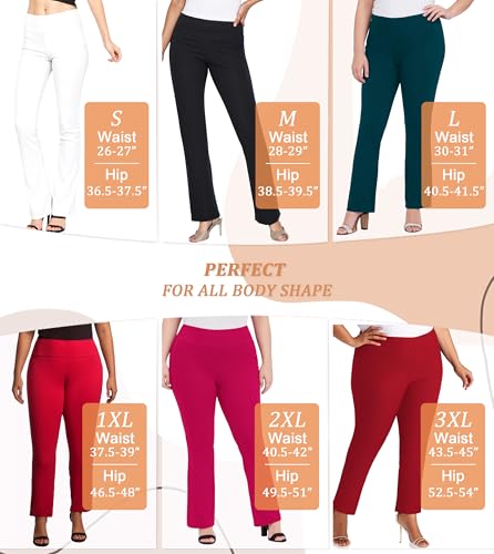 Hybrid & Company Womens Business Millennium Slim Bootcut Pants4