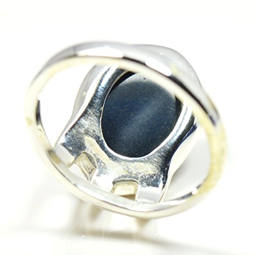 Bague en argent et onyx véritable, le cadeau idéal et élégant pour marquer un moment unique