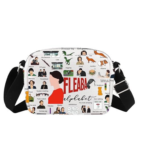 TV Show Inspired Gift TV Show Merchandise TV Series Alphabet Crossbody Bag for Fans