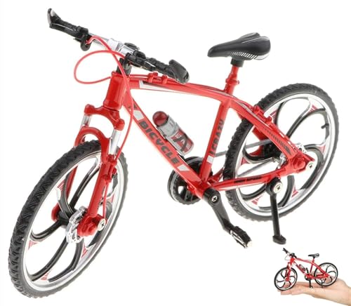 Image of zahab Miniature Alloy Bicycle Model Toy with Display Box | Die Cast Cycle Showpiece Collectible Decor Gift for Kids & Adults
