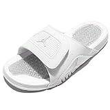 Nike Men's Jordan Hydro IV Retro Off White/Metallic Silver Sandal 10 Men US