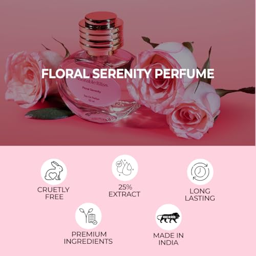 Image of Floral Serenity Eau De Parfum 50ML | Luxury Fragrance With Rich Floral Notes For Women | Long-Lasting | Luxury Gift For Her | Perfect for Brunch, Coffee, & Evening Dates