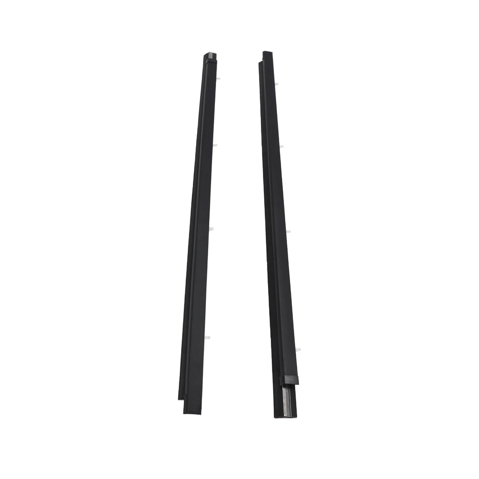 Sealing Strip 2Pcs Front Door Window Glass Weatherstrip Sealing Molding Strips Belt Trim for Toyota for Tacoma 1995-2004 Waterproof Black