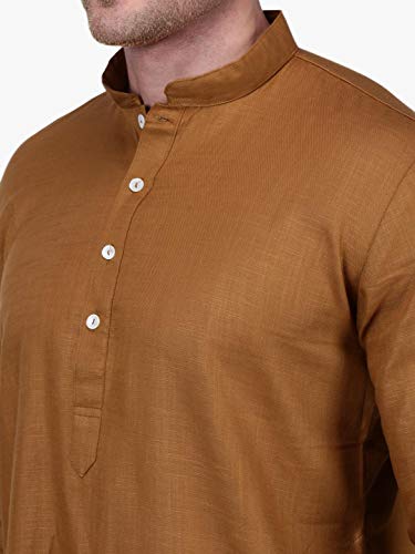 Image of Rajubhai Hargovindas Men's Premium Cotton Solid Kurta