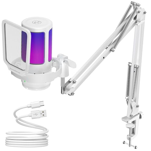 InnoGear Gaming USB Microphone, Noise Cancellation...