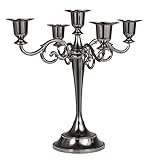 【Überall verwenden】 Verwenden Sie diesen charmanten Kerzenhalter für eine formelle Veranstaltung wie eine Hochzeit, ein Jubiläum, einen Gottesdienst, eine Beerdigung oder eine Weihnachtsfeier. Verwenden Sie es sogar jeden Tag für ein perfektes Dekorationsstück, das Sie als Herzstück verwenden können. Dieser elegante Kandelaber kann für alles verwendet werden!