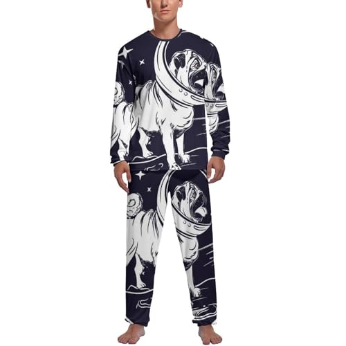 Pyjama Carlin de l'espace homme ensemble anti-froid