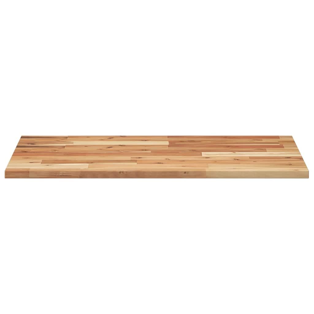 Fengshui Piano lavabo in legno massello, 80 x 50 x 2 cm, acacia | Rivestimento a olio, resistente all'umidità, facile da pulire, versatile come piano di lavoro da cucina o banco da lavoro