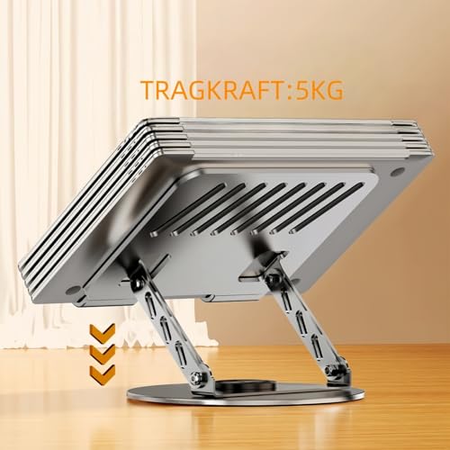 Support ordinateur portable réglable hauteur et rotatif 360 - 5