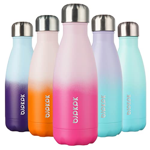 Image of BJPKPK 12 oz Small Insulated Water Bottle, Stainless Steel Leak Proof Flask