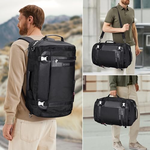 Image of WITZMAN Travel Backpack for Men Laptop Backpack with USB Charging Port Carry-on Luggage Airplane Approved