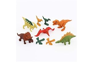 Cute Iwako Panda Eraser Set - Set of 9 Adorable Animal Erasers