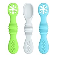 Set 5 Cucchiaini Svezzamento Vicloon - Silicone Senza BPA, Multicolore, Morbido E Lavabile In Lavastoviglie - Foto 8