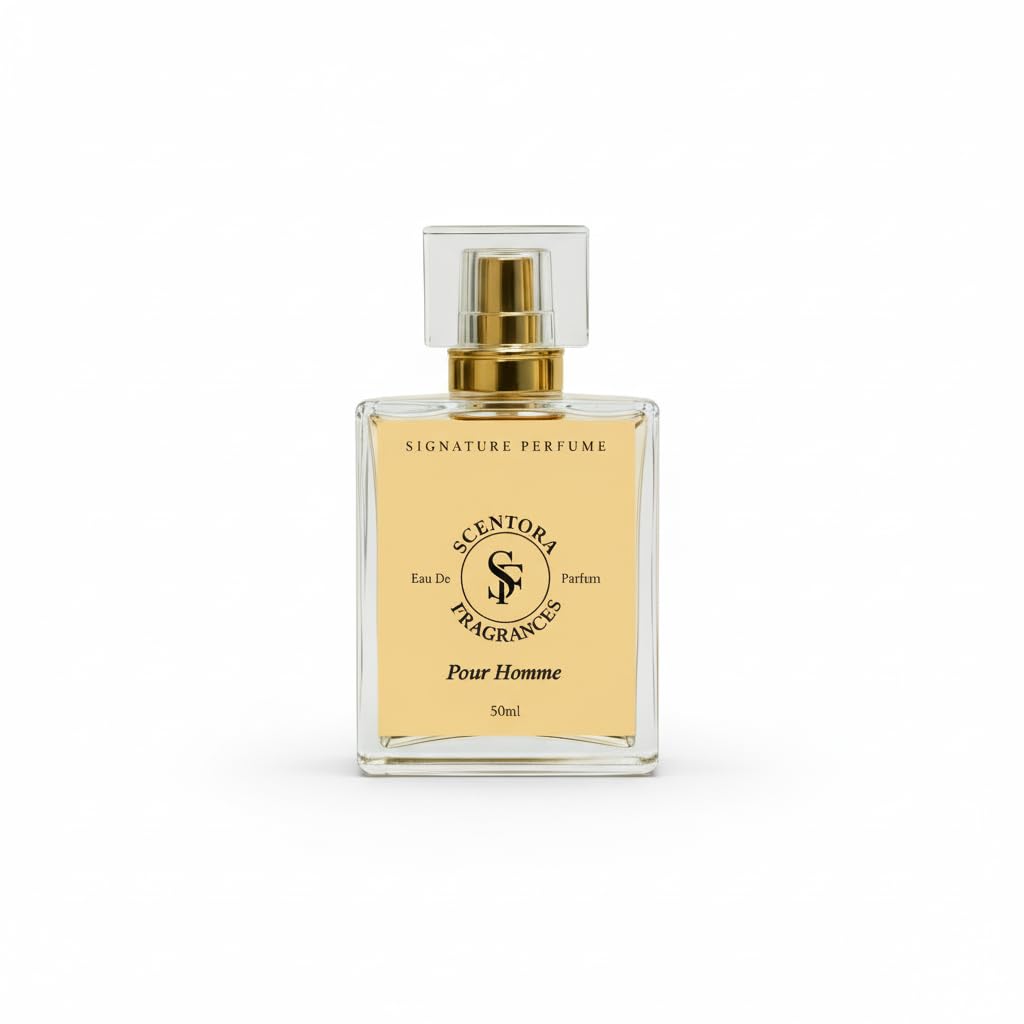 Scentora Fragrances Pour Homme 50ml Extrait De Parfum | Long Lasting Luxury Perfume for Men | Classic Mediterranean Citrus & Neroli Intense Fragrance | Ideal for Gifting