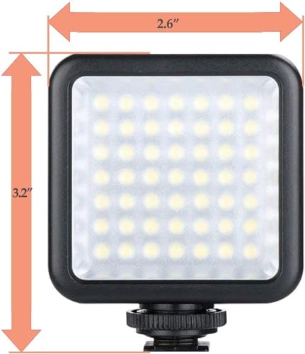Miniature LED Light for Fujifilm X-T2 includes Shoe Bracket