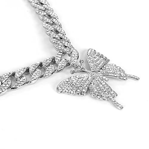 Hahagirl 003SL Big Butterfly Pendant Necklace thumb #3