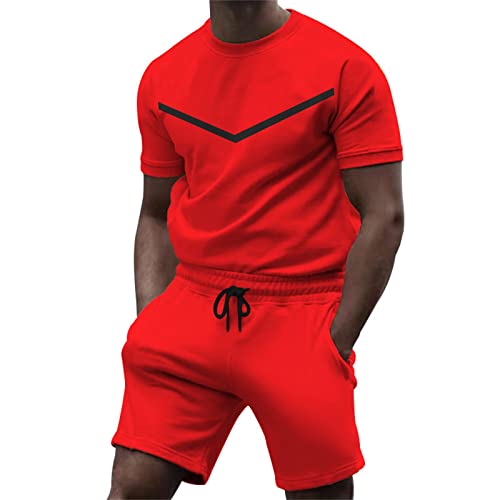 Survêtement short homme anti-transpiration ensemble léger pour rester au frais