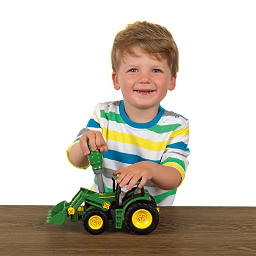 Theo Klein 3936 John Deere Adventskalender mit 24 Türchen I Set zum BAU eines Traktors im Maßstab 1:24 I Inkl. Schraubendreher I Maße: 41 cm x 12 cm x 12 cm I Spielzeug für Kinder ab 3 Jahren