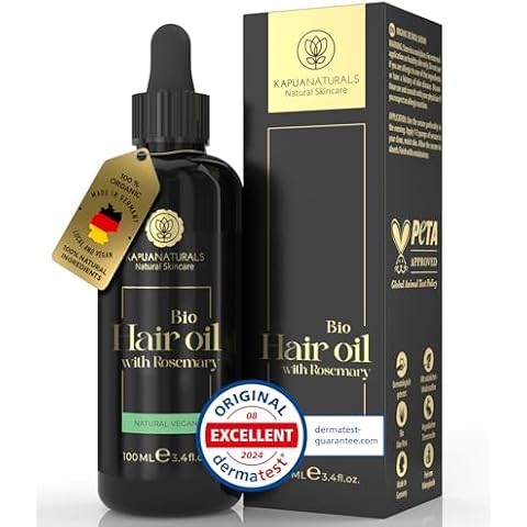 Kapua Naturals Organic Rosemary Oil for Hair Growth Cover