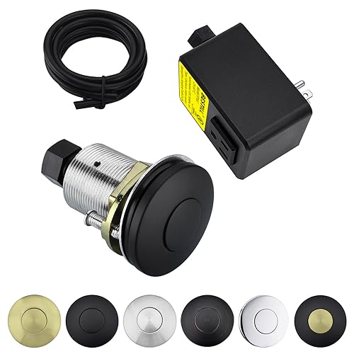 Garbage Disposal Air Switch Kit, UL Listed, Sink Top On