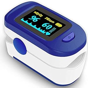 Pulse Oximeter, Oxygen saturation monitor, Oxygen Finger Monitor for Adult&Child kids SpO2 Blood Oxygen Saturation Level…