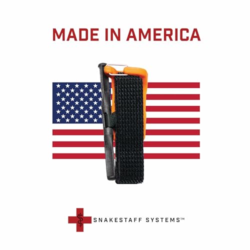 Image of Snakestaff Systems Tourniquet - ETQ Gen 2 Made in The USA | EDC Gear for Trauma Kits, Tourniquet Kits, and Medical Emergency Bags, Orange, Regular (1 inch)