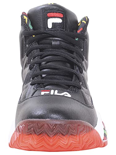 Fila Men's MB Sneakers High Top Black/Jelly Bean/Lemon Sz. 10 1BM012642