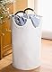 WENKO Wäschesammler Jumbo Stone Beige, stabile Multifunktionstasche mit praktischen Tragegriffen, Faltbarer Shoppingbegleiter, 69 l Stauraum, (B/T x H): 38 x 72 cm