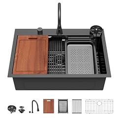 Gunmetal Black (Split Waterfall)