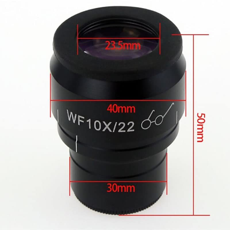 Microscope WF10X 22mm Adjustable Zoom Wide Angle Stereo Microscope Eyepiece Lens(1pcs)